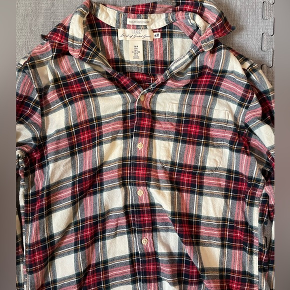 Women’s Medium H&M L.O.G.G label of graded goods Flannel. - Picture 3 of 4
